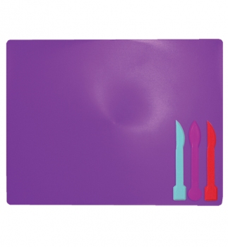 Доска для лепки А5+ и 3 стека ZiBi ZB.6910-07 фиолетовый