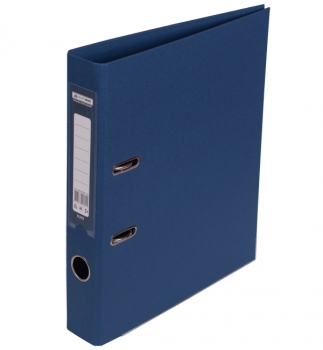 Папка-регистратор А4 5 см, двухсторонний, PVC, Buromax BM.3002-03 темно-синий