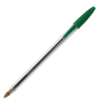 Ручка шариковая масляная  BIC Cristal 0,4 мм 8373629 зеленый