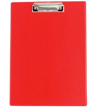 Планшет А4 клипборд PVC с прижимом,  Buromax BM.3411-05 красный