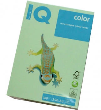 Бумага Color IQ Pastel A3 160 г/м2, 250 л Green (cветло-зеленый) MG28