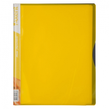 Папка пластикова на 40 файлів А4 AXENT 1140-08-A жовтий