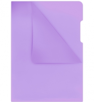 Папка-уголок А4 на 1 отделение, плотная 180 мкм, DONAU 1784095PL-23 фиолетовый