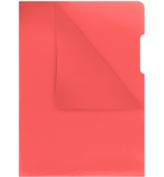 Папка-кутик А4 на 1 відділення, щільна 180 мкм, DONAU 1784095PL-04 червоний