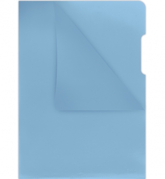 Папка-уголок А4 на 1 отделение, плотная 180 мкм, DONAU 1784095PL-10 синий