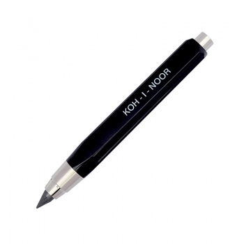 Олівець механічний пластиковий корпус (без чинки) цанговий 5,6 мм Koh-i-noor 5344 чорний