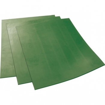 Резина для лазерной гравировки, 2,3мм Eco (зеленая ,55 шор) M&R резина Eco