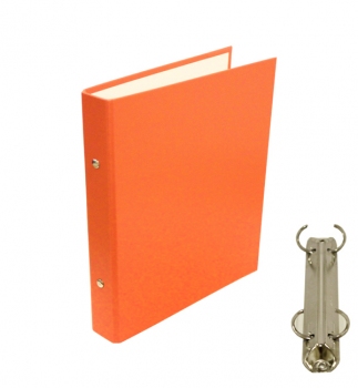 Папка А5 на 2 кільця ширина торця 35 мм, диаметр кільця 20 мм, Donau 3718001-12 помаранчевий