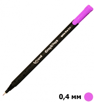 Лайнер GRAPH PEPS товщина лініі написання 0,4 мм фіолетовий MAPED MP.749108