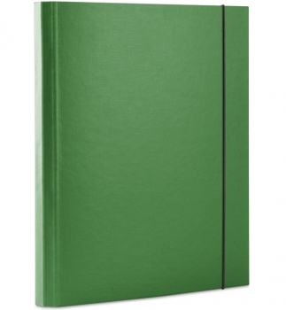 Папка-бокс А4 картонна на резинках, ширина 40 мм DONAU 2076001PL-06 зелений