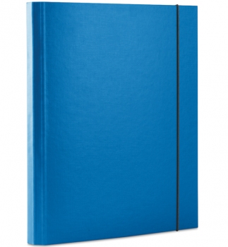 Папка-бокс А4 картонна на резинках, ширина 40 мм DONAU 2076001PL-10 світло-синій