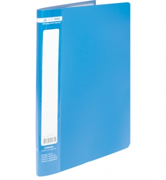 Папка пластикова на 10 файлів А4 JOBMAX  BM.3600-02 синій
