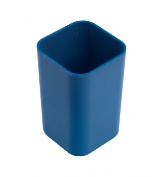 Подставка пластиковая - стакан квадратный 60 х 60 мм АРНИКА 81673 синий