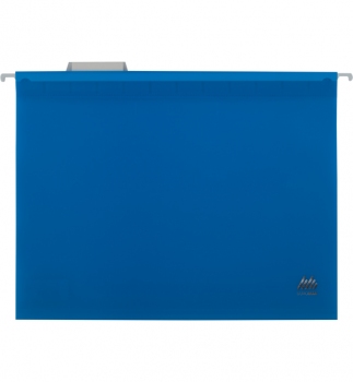 Файл пластиковый А4 (320 мм х 240 мм) подвесной с индексом для картотеки Buromax BM.3360-02 синий