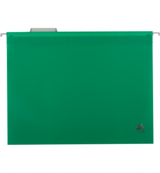 Файл пластиковый А4 (320 мм х 240 мм) подвесной с индексом для картотеки Buromax BM.3360-04 зеленый