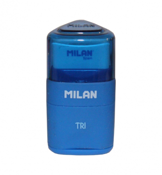 Точилка с ластиком  TRI Milan ml.4700116 синий
