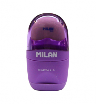 Чинка з ластиком та контейнером CAPSULE Milan ml.4701116 фіолетовий