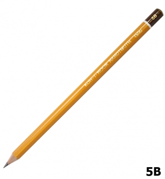 Олівець графітний, м`який 5B, Koh-I-Noor 1500.5B