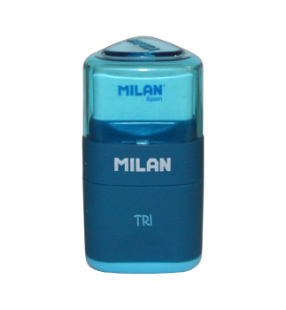 Чинка з ластиком  TRI Milan ml.4700116 св. синій