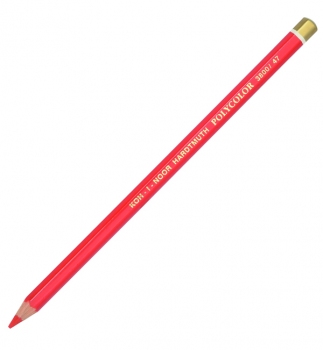 Олівець художній POLYCOLOR scarlet red (червоно-алий) KOH-I-NOOR 3800/47