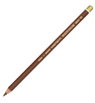 Олівець художній POLYCOLOR natural sienna (сієна натуральна) KOH-I-NOOR 3800/32