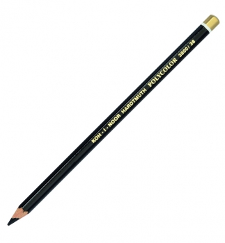 Олівець художній POLYCOLOR ivory black (слонова кістка) KOH-I-NOOR 3800/36