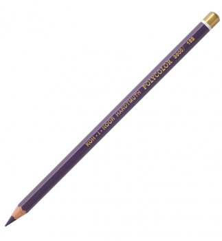 Олівець художній POLYCOLOR dark violet 2 (темно-фіолетовий 2) KOH-I-NOOR 3800/182