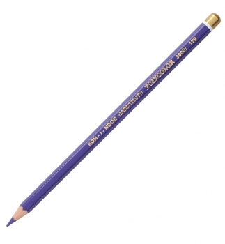 Олівець художній POLYCOLOR bluish violet 2 (блакитно-фіолетовий 2) KOH-I-NOOR 3800/179