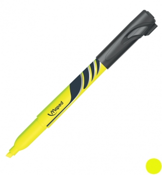 Маркер текстовий FLUO PEPS Pen 1-4 мм клиновидний письмовий вузол MAPED MP.734034 жовтий