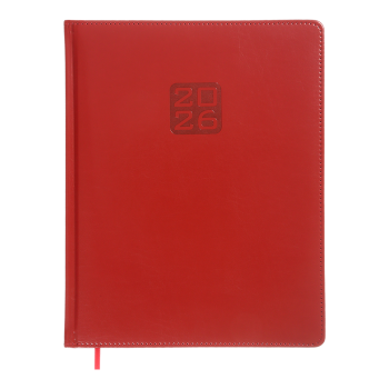 Щотижневик датований 2026 BRAVO, A4, червоний Buromax BM.2780-05