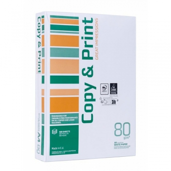Бумага COPY & PRINT А4, 80г/м2, 500 л, класс C