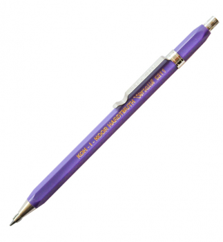 Олівець механічний пластиковий корпус з чинкою, цанговий 2 мм Versatil Koh-i-noor 5211 фіолетовий