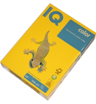 Бумага IQ Intensive A4 80 г/м2, 500 л. Mustard (горчичный) IG50