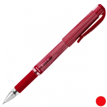 Ручка кулькова 0,5 мм, Solo, Axent AB1003-06-А червоний