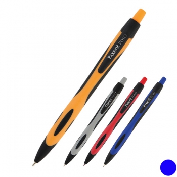Ручка кулькова масляна автоматична Polo 0,7 мм AXENT AB1066-02-A синій