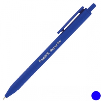 Ручка кулькова масляна автоматична Reporter 0,7 мм AXENT AB1065-02-A синій