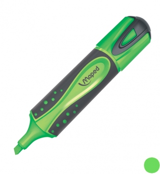 Маркер текстовий FLUO PEPS Soft 1-5 мм клиновидний письмовий вузол MAPED mp.742633 зелений