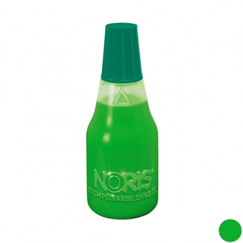 Фарба штемпельна 25 мл на водяній основі Noris 117 AAG NEON-UV 25 зелена неонова