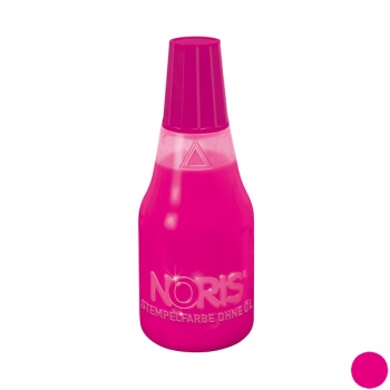 Фарба штемпельна 25 мл на водяній основі Noris 117 API NEON-UV 25 рожева неонова