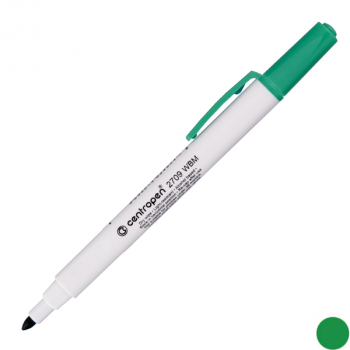 Маркер для дошок 1- 2 мм, конусний письмовий вузол Centropen Board 2709/04 зелений