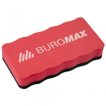 Губка для сухостиральних дошок Buromax ВМ.0074-05 в червоному кольорі