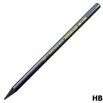 Олівець графітний Progresso без покриття деревом Koh-i-noor 8911 HB