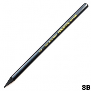 Олівець графітний Progresso без покриття деревом Koh-i-noor 8911 8B