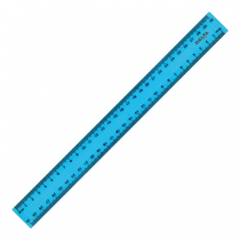 Лінійка пластикова 30 см Delta by Axent D9800-03 блакитний