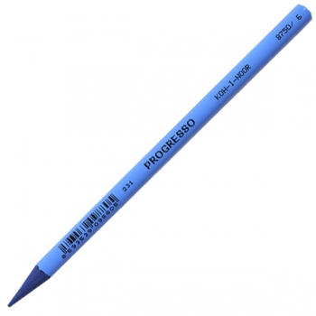 Художественные бездревесные карандаши Progresso Koh-i-noor 8750/6 cobalt blue (кобальтовый синий)