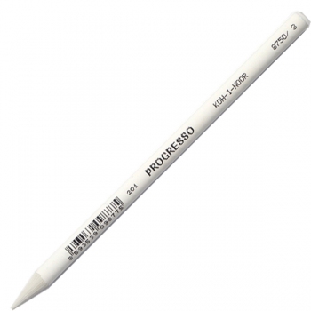 Художні бездеревинні олівці Progresso Koh-i-noor 8750/3 titanium white (білий титан)