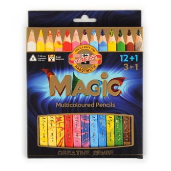 Комплект олівеців 12 штук Magic + блендер KOH-I-NOOR 340801