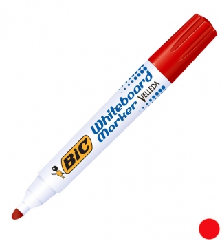 Маркер Velleda BIC 1701 для дошок, 1,5 мм, конусний письмовий вузол, червоний 1199170103
