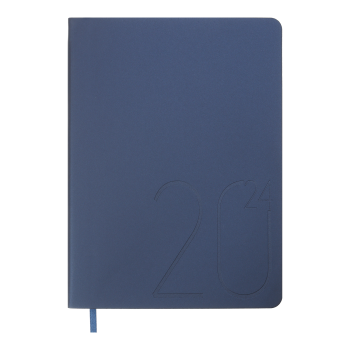 Щоденник  датований 2024 STEEL, А5 Buromax BM.2127-02 синій