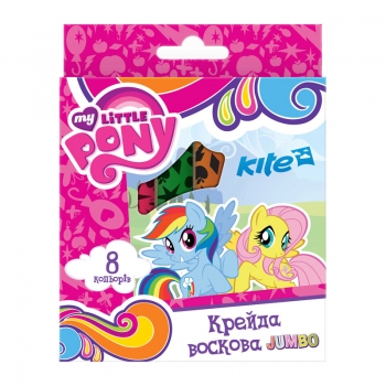 Мелки восковые Jumbo, 8 цветов в упаквке Kite My Little Pony LP17-076